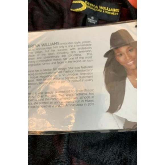 Serena Williams S Black Open Front Pleated Detail Semi-Sheer 3/4 Sleeve Shrug - Picture 6 of 6